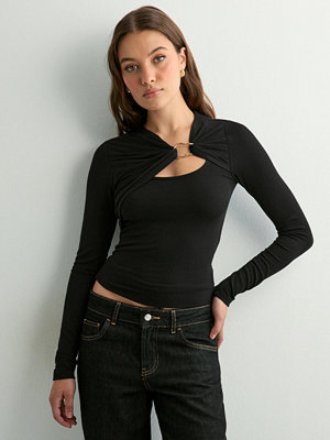 Nelly Unique LS Top - Svart