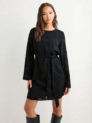 Vero Moda Vmsloane Ls Short Dress Wvn Exp - Svart