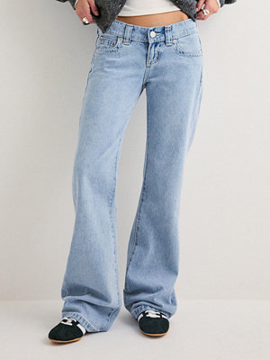 Abrand Jeans 00 Super Low Flare Tall - Blå