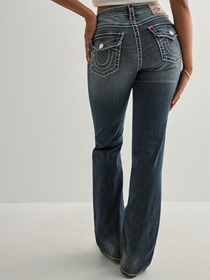 True Religion Becca Mr Bootcut Flap Sup T - Blå