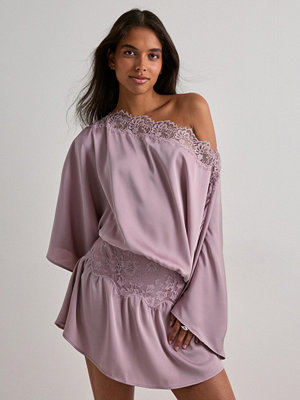 Nelly Slouchy Lace Dress - Rosa