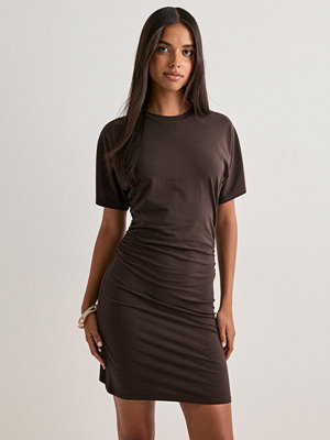 Pieces Pcalli Ss Short Dress Jrs D2D - Brun
