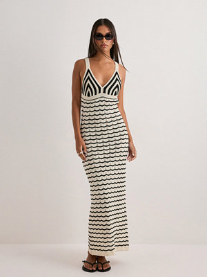 Vero Moda Vmjanice Sl Knit 7/8 Dress Exp - Svart