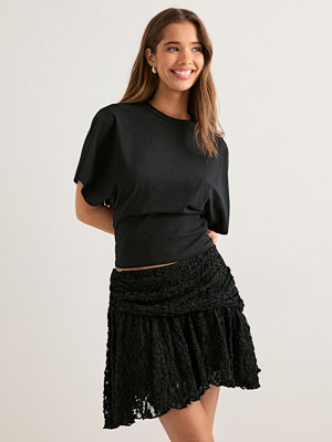 Vero Moda Vmstacy Mw Mini Skirt Jrs Exp - Svart