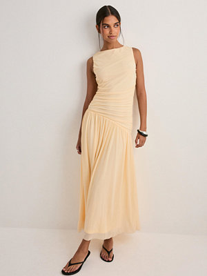 Neo Noir Cludine Mesh Dress - Gul