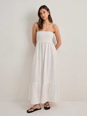 Vero Moda Awalisa Bandeau Ankle Dress Noos - Vit