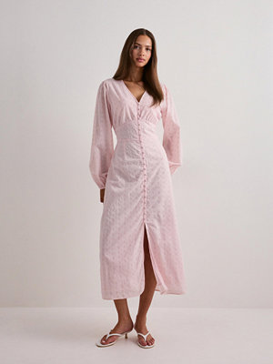 Neo Noir Alto Embroidery Dress - Rosa