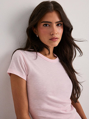 Nelly Essential Slub Tee - Rosa