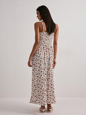 Only Onlmolly S/L Long Dress Jrs - Blommig