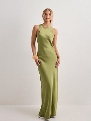 Neo Noir Celinie Heavy Sateen Dress - Grön