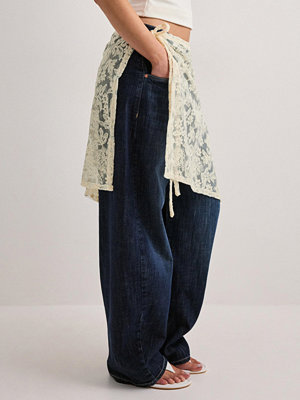 Pieces Pcjova Mw Sarong Skirt D2D - Vit