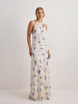 Neo Noir Gabina Faded Flower Dress - Vit