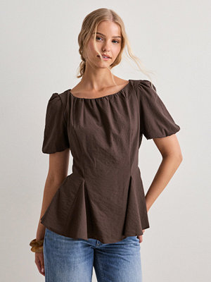 Vero Moda Vmnadi Ss Top Jrs Exp - Brun