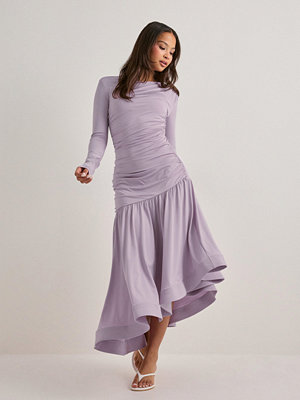 Malina Lionelle Asymmetrical Ruffled - Lila