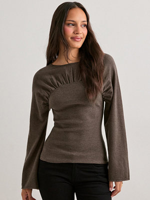 Neo Noir Kaiba Knit Blouse - Brun