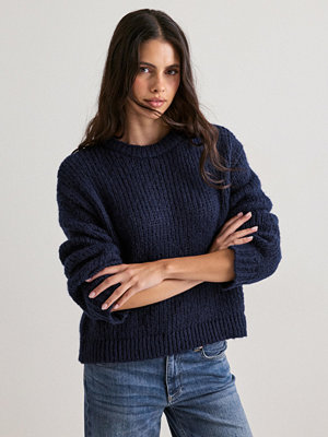 Pieces Pcdorthea Ls Chunky Knit Noos Bc - Blå
