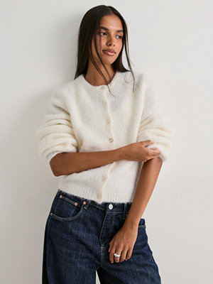 Nelly Premium Knit Cardigan - Vit