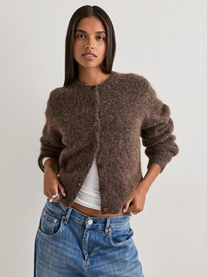 Nelly Premium Knit Cardigan - Brun