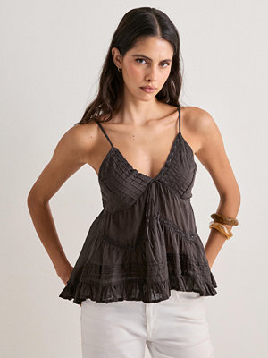 Neo Noir Elvena S Voile Top - Brun