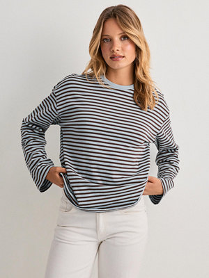 Pieces Pcsadie Ls Top Noos - Blå