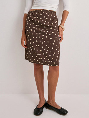Pieces Pcmokka Bandeau Top Wvn D2D Pp - Brun