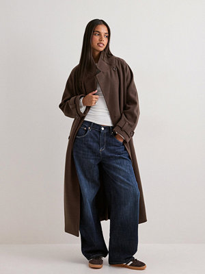 Nelly Warm Trench Coat - Brun