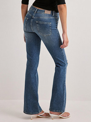 Only Onlblush Mid Flared Des Dnm DOT119 - Blå