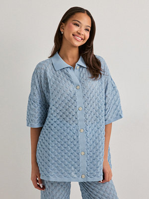 Malina Moa Knitted Shirt - Blå