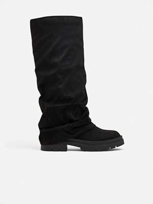 Nelly High Shaft Scrunch Boot - Svart