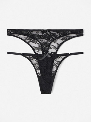 Nelly Mix 2-Pack Panties - Svart