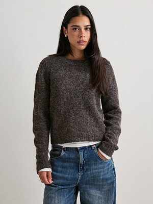 Vero Moda Vmnovah Ls O-Neck Pullover Ga Noos - Brun