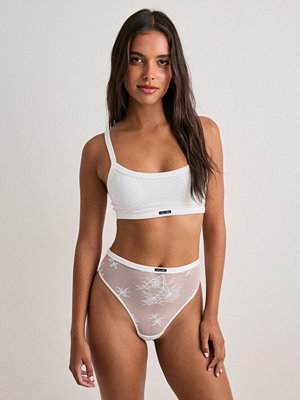 Calvin Klein Underwear High Leg Thong - Vit