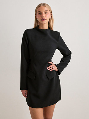 Malina Leanna High Neck Mini Dress - Svart