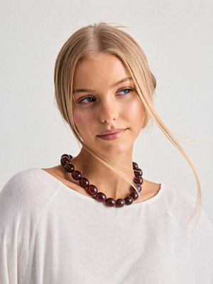 Pilgrim halsband Still Necklace - Brun
