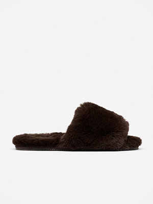 Nelly Cosy Faux Fur Slipper - Brun