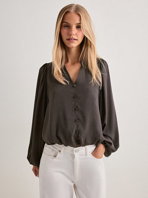 Neo Noir Vivette Woven Blouse - Brun