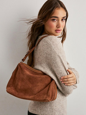 Becksöndergaard Suede Ginni Medi Bag - Brun