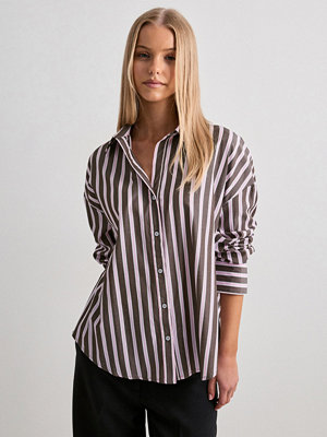 Only Onloregon Alva Ls Reg Shirt Noos Wv - Brun