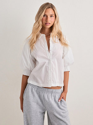 Neo Noir Etta Poplin Shirt - Vit