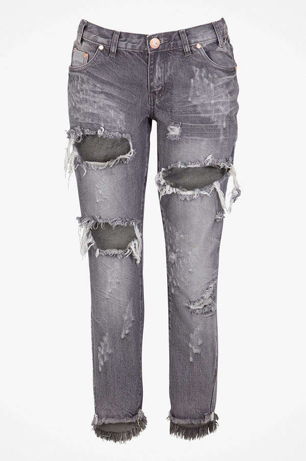 One Teaspoon Jeans Grey Chalk Freebirds