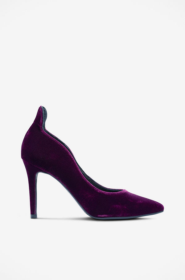 Billi Bi Sammetspumps i elegant modell