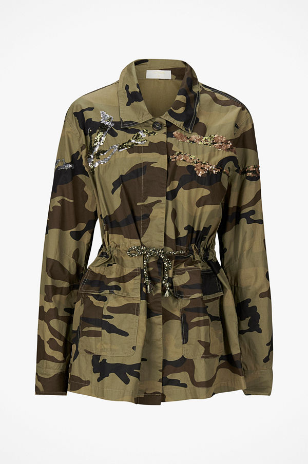 Cream Jacka Elvira Camo