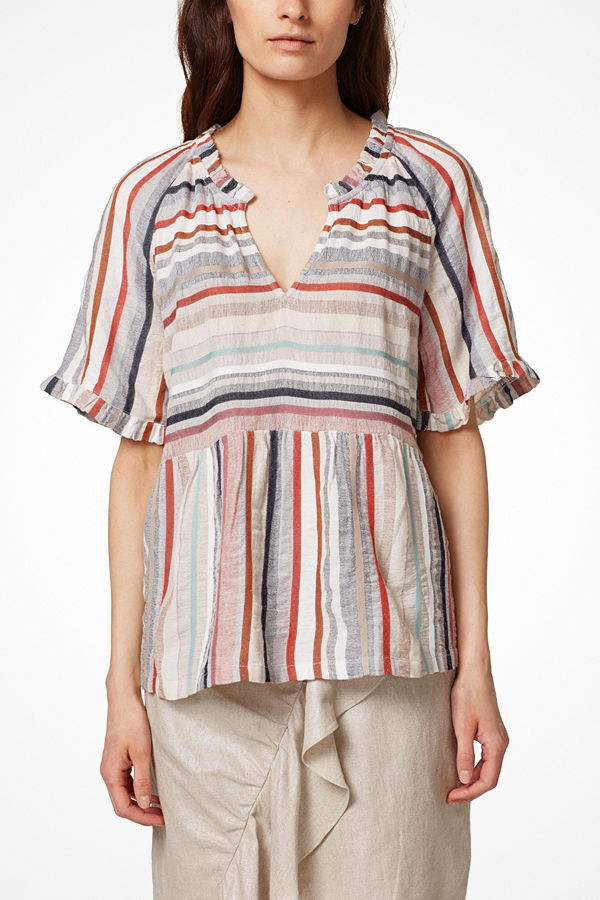 Esprit Topp Y/D Slub Stripe