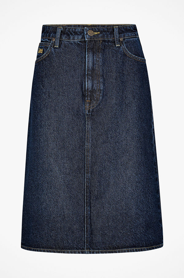 Lee Jeanskjol Long A Line Skirt