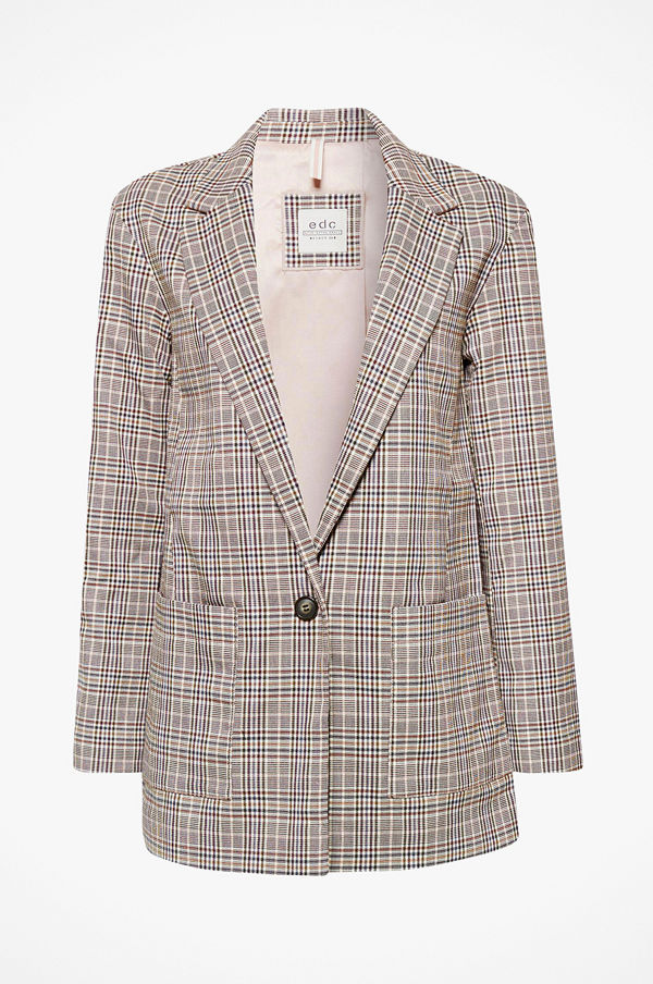 Esprit Kavaj Checked Blazer