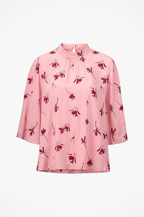 Saint Tropez Blus Flower Print