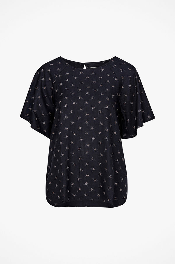 Lexington Blus Ellis Blue Flower Top