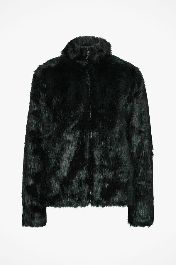Saint Tropez Fuskpäls Long Hair Faux Fur Jacket