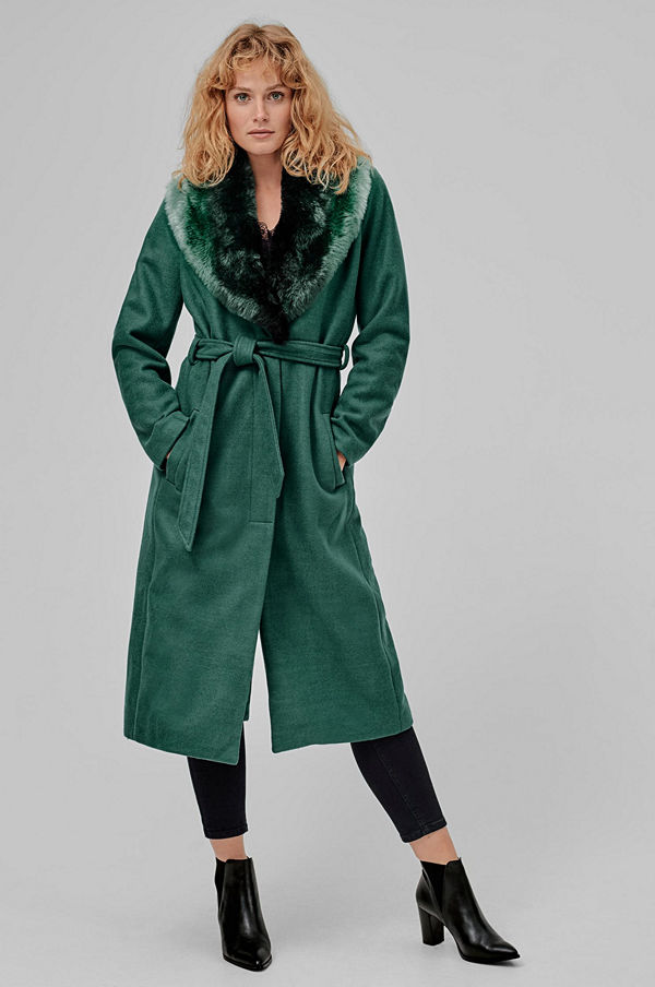 Vila Kappa viValda Long Wool Coat
