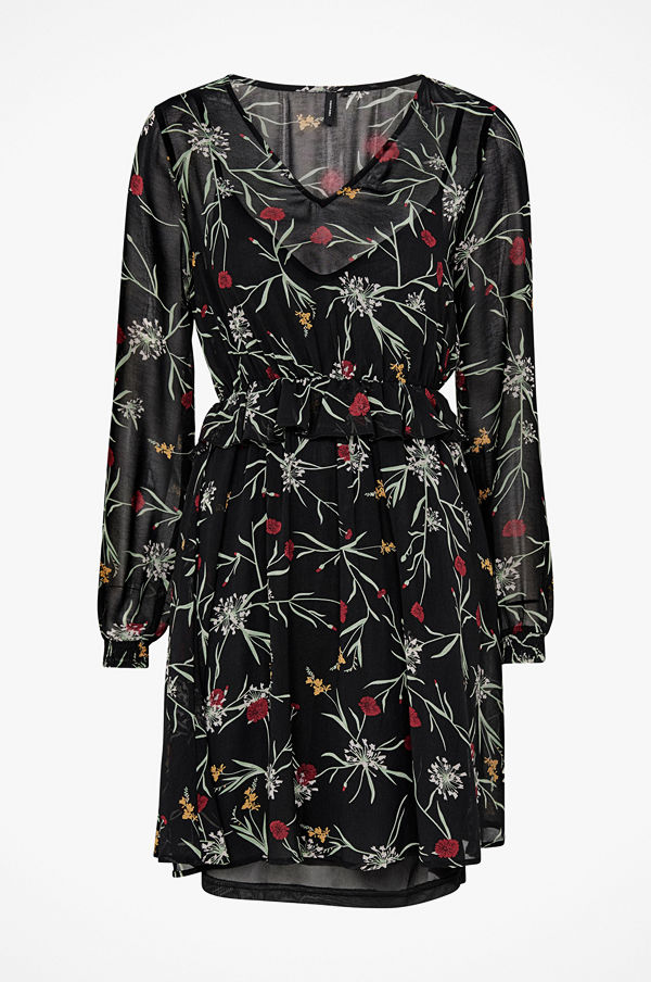 Vero Moda Klänning vmBecca LS Short V-Neck Dress